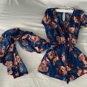 LONG ROMPER WITH SHORTS